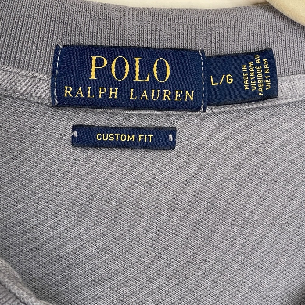 Polo Ralph Lauren Mens Polo set 2 Classic Fit Purple Heather Cotton Shirt Large - Picture 14 of 16